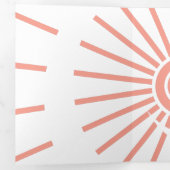 Carte De Fin D'année Trois Volets Soleil 10 (Intérieur en premier)