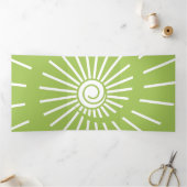 Carte De Fin D'année Trois Volets Soleil 13 (Intérieur)