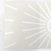 Carte De Fin D'année Trois Volets Soleil 7 (Intérieur en premier)