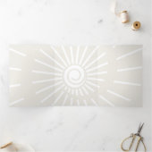 Carte De Fin D'année Trois Volets Soleil 7 (Intérieur)