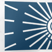 Carte De Fin D'année Trois Volets Soleil 8 (Intérieur en premier)