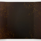 Carte De Fin D'année Trois Volets Steampunk Rusty Background (Intérieur au milieu)