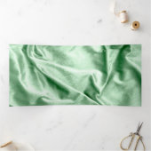 Carte De Fin D'année Trois Volets Texture du tissu 4 (Intérieur)