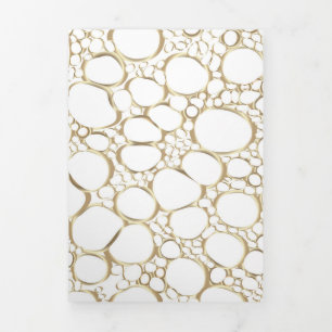 Carte De Fin D'année Trois Volets Travail numérique Abstrait 4