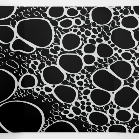 Carte De Fin D'année Trois Volets Travail numérique Abstrait 7 (Intérieur au milieu)