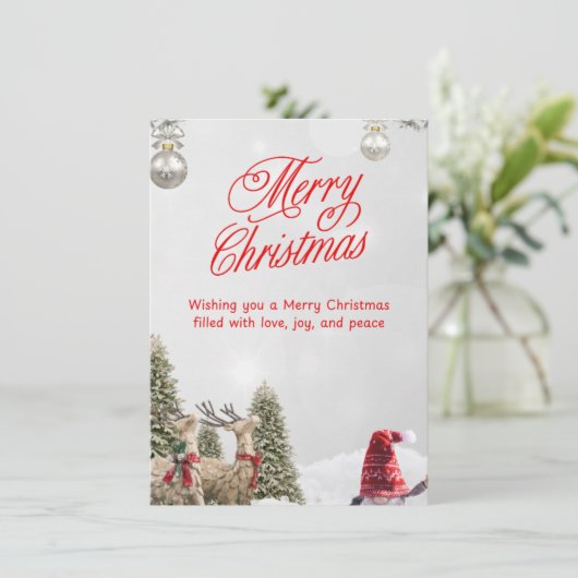 carte de fin de année (Debout devant)