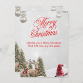 carte de fin de année (Devant / Derrière)