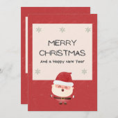 carte de fin de année (Devant / Derrière)