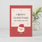 carte de fin de année (Debout devant)