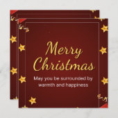 carte de fin de année (Devant / Derrière)