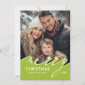 Carte de fin de année de Joyeux Noël (Devant)