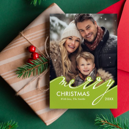 Carte de fin de année de Joyeux Noël