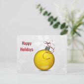 carte de fin de année de l'ornement de volley-ball (Debout devant)