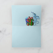 carte de fin de année de Noël de Dragon~Merry de (Intérieur)