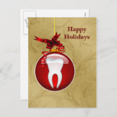 Carte de fin de année dentiste (Devant / Derrière)