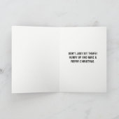 carte de fin de année drôle (Intérieur)