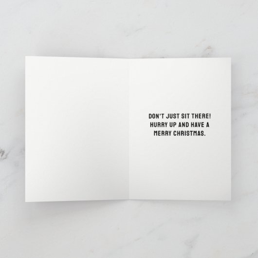 carte de fin de année drôle (Intérieur)