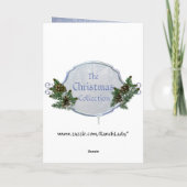 Carte de fin de année occidental de Noël de pays (Dos)