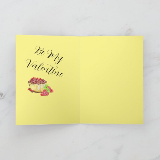 Carte de fin de année : Saint Valentin (Intérieur)