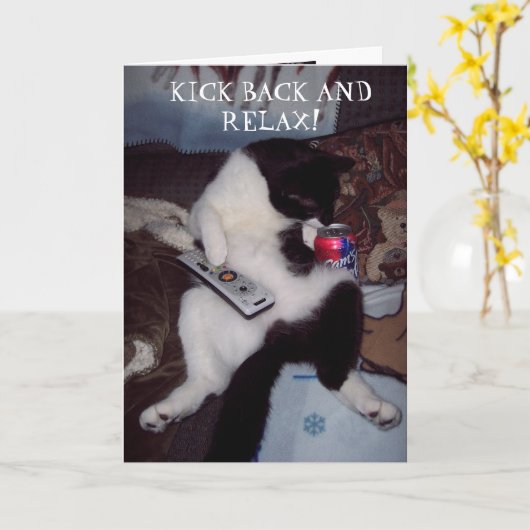 CARTE DE FIN DE JOURNÉE (Fleur jaune)