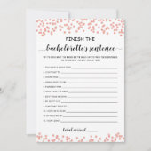 Carte de fin de phrase modifiable pour la Bachelor (Devant)
