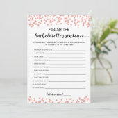 Carte de fin de phrase modifiable pour la Bachelor (Debout devant)