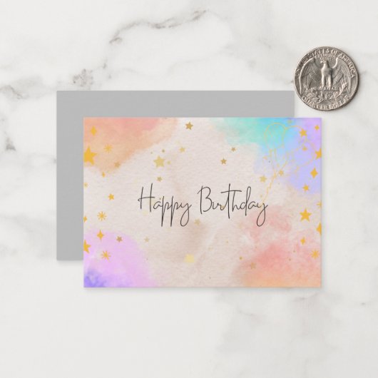 carte de fin de semaine heureuse (Devant/Arrière en situation)