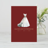 Carte de fin de semaine Red Christmas Decor (Debout devant)