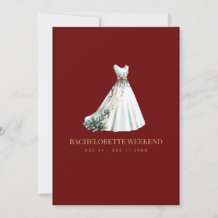 Carte de fin de semaine Red Christmas Decor