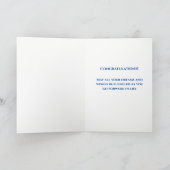 Carte de fin d'études (Intérieur)