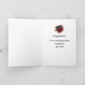 Carte de fin d'études (Intérieur)