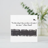 Carte de fin d'études (Debout devant)