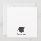 Carte de fin d'études (Dos)