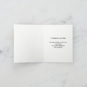 Carte de fin d'études (Intérieur)