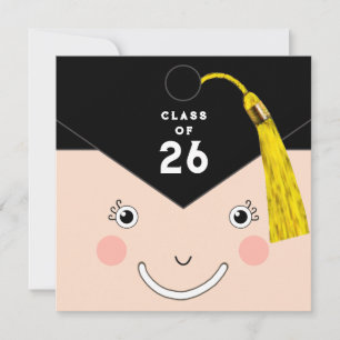 Carte de fin d'études adorable 2026
