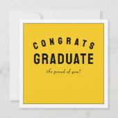 Carte de fin d'études amusante 2024 (Dos)