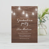 Carte de fin d'études de la gamme Rustic Wood (Debout devant)