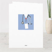 Carte de fin d'études d'infirmière (Dos)