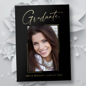 Carte de fin d'études minima moderne pour script d