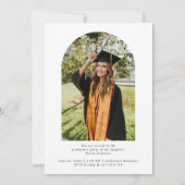 Carte de fin d'études Modern Script Graduate Arch  (Dos)