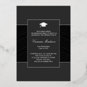 Carte de fin d'études moderne | Écriture élégante (Verso)
