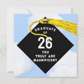 Carte de fin d'études unique 2026 (Devant)