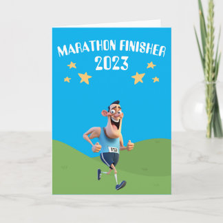 Carte de finisseur de marathon