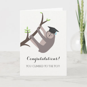 Carte de finition Sloth avec goût bleu clair