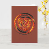 CARTE DE FLAMME DE TYPE MASTER HEART (Fleur jaune)