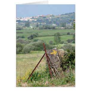 Carte de flèche et de ville