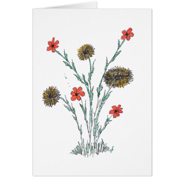 Carte de fleur (Devant)