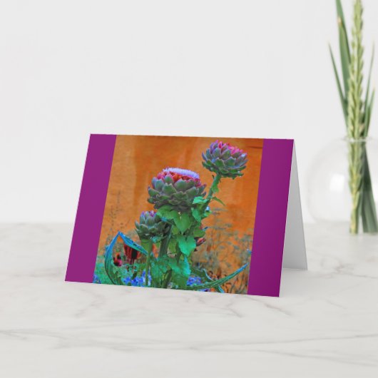Carte de Fleur d'Artichaut (Devant)