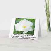 Carte de fleur de joyeux anniversaire (Dos)