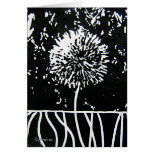 Carte de fleur de pissenlit